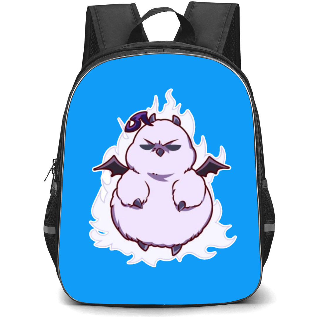 Welcome to Demon School Iruma Kun Naberius Kalego Backpack StudentPack - Naberius Kalego Flaming Aura