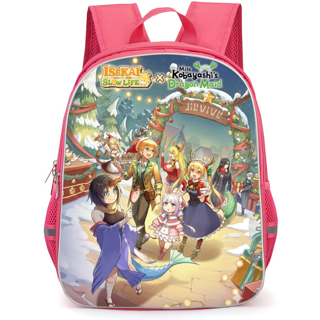 Isekai Slow Life Backpack School Bag StudentPack - Characters Christmas Series Poster