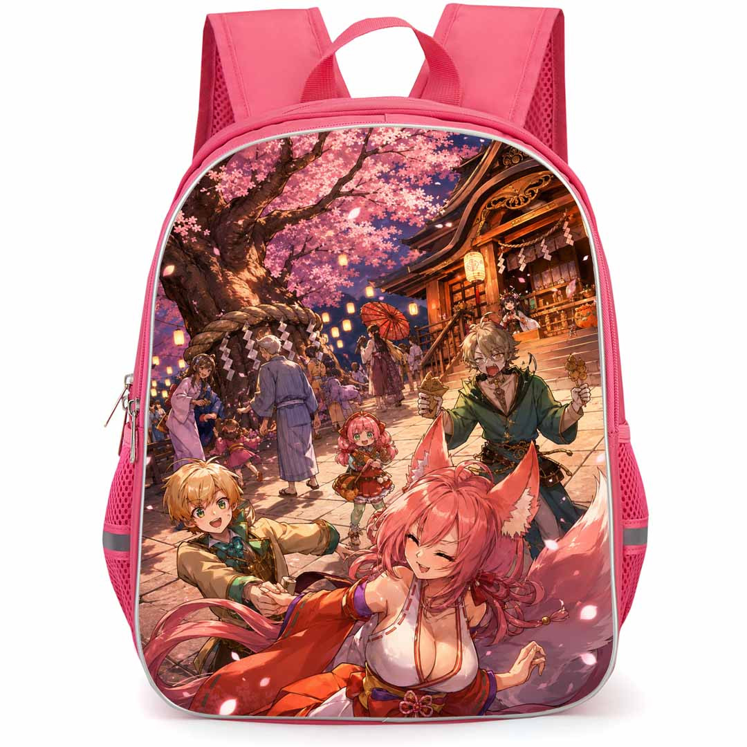 Isekai Slow Life Backpack School Bag StudentPack - Characters Silly Playing Poster