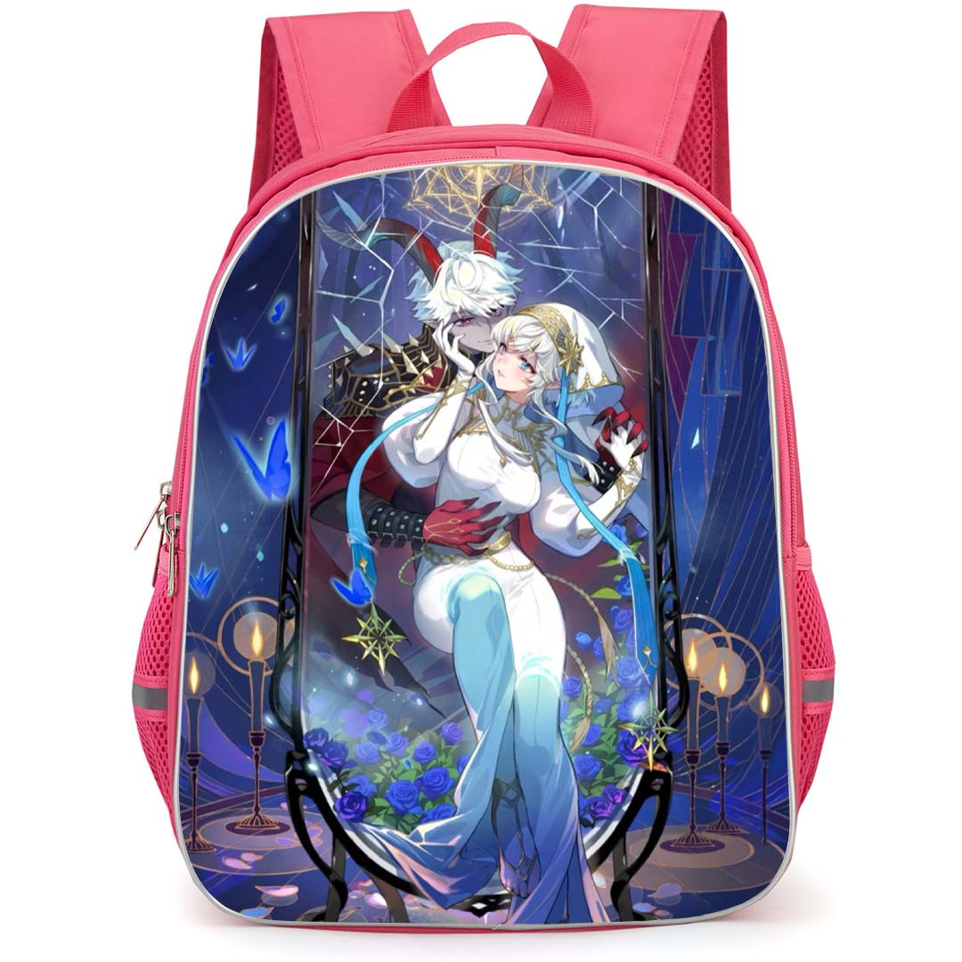 Isekai Slow Life Phanes Backpack School Bag StudentPack - Phanes Sitting Kiss Portrait