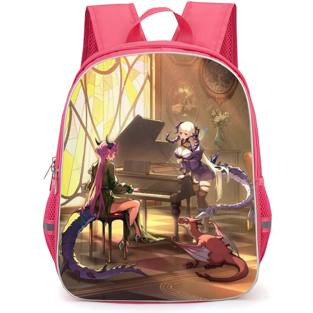 Isekai Slow Life Pinor Backpack School Bag StudentPack - Pinor Playing Piano Portrait