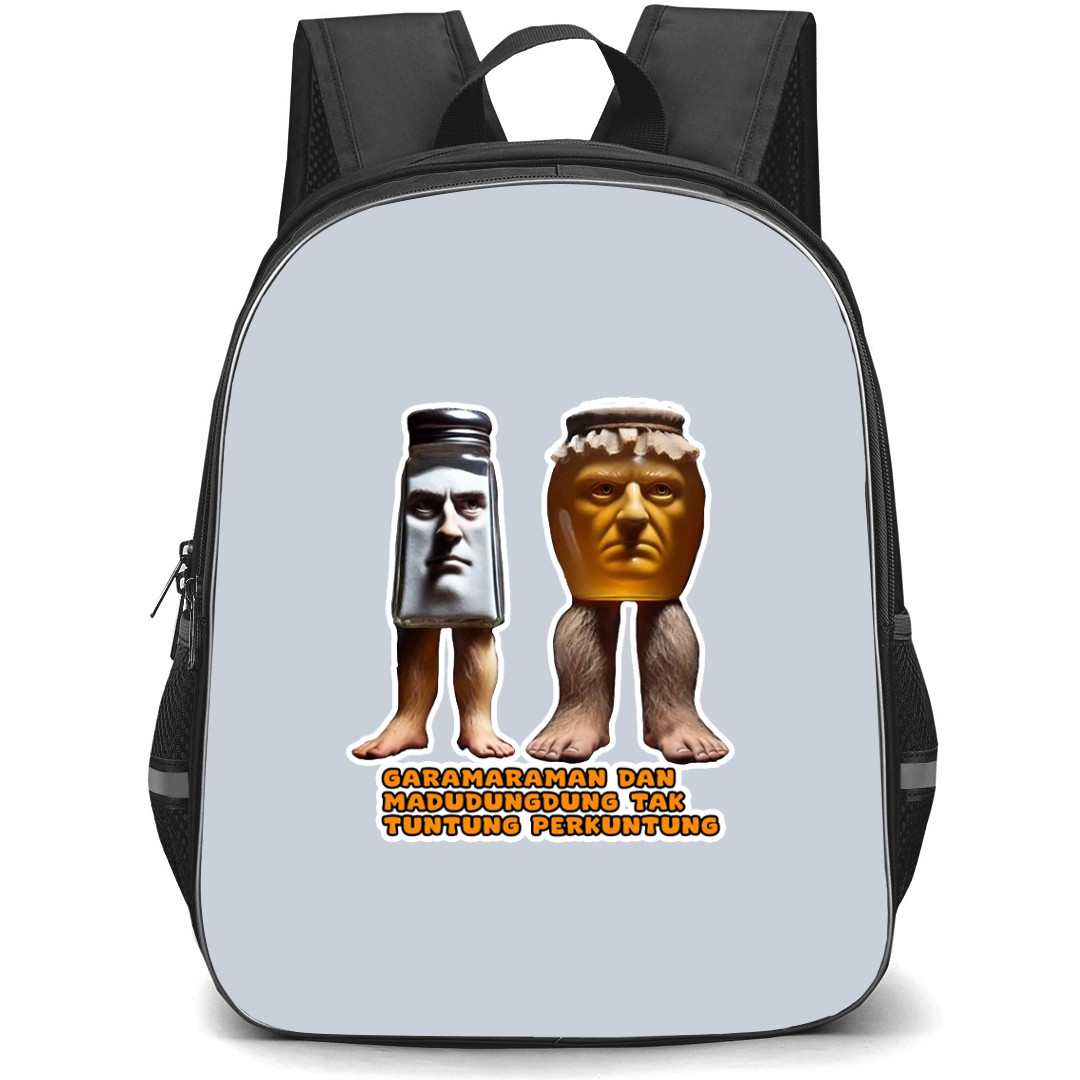 Italian Brainrot Backpack StudentPack - Italian Brainrot Garam Mararam And Madu Dungdungdung 3D Art Sticker