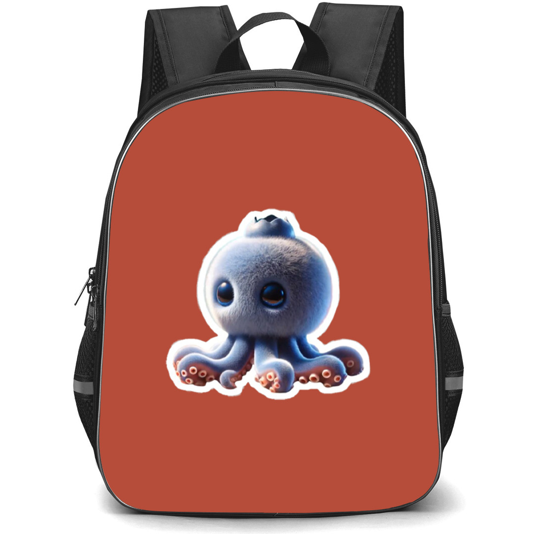 Italian Brainrot Blueberrinni Octopussini Backpack StudentPack - Blueberrinni Octopussini 3D Art Sticker