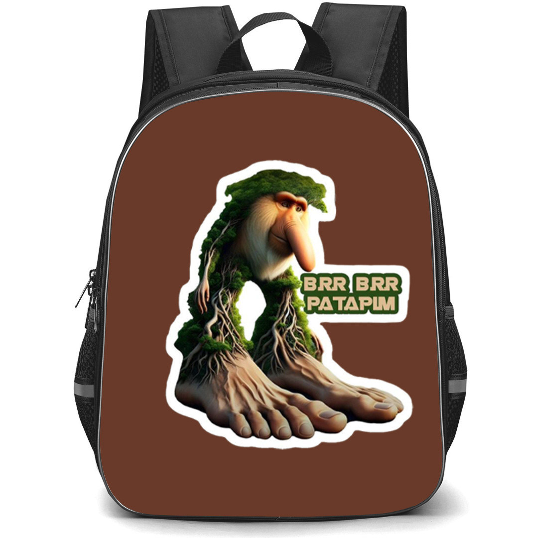 Italian Brainrot Brr Brr Patapim Backpack StudentPack - Brr Brr Patapim 3D Art Sticker