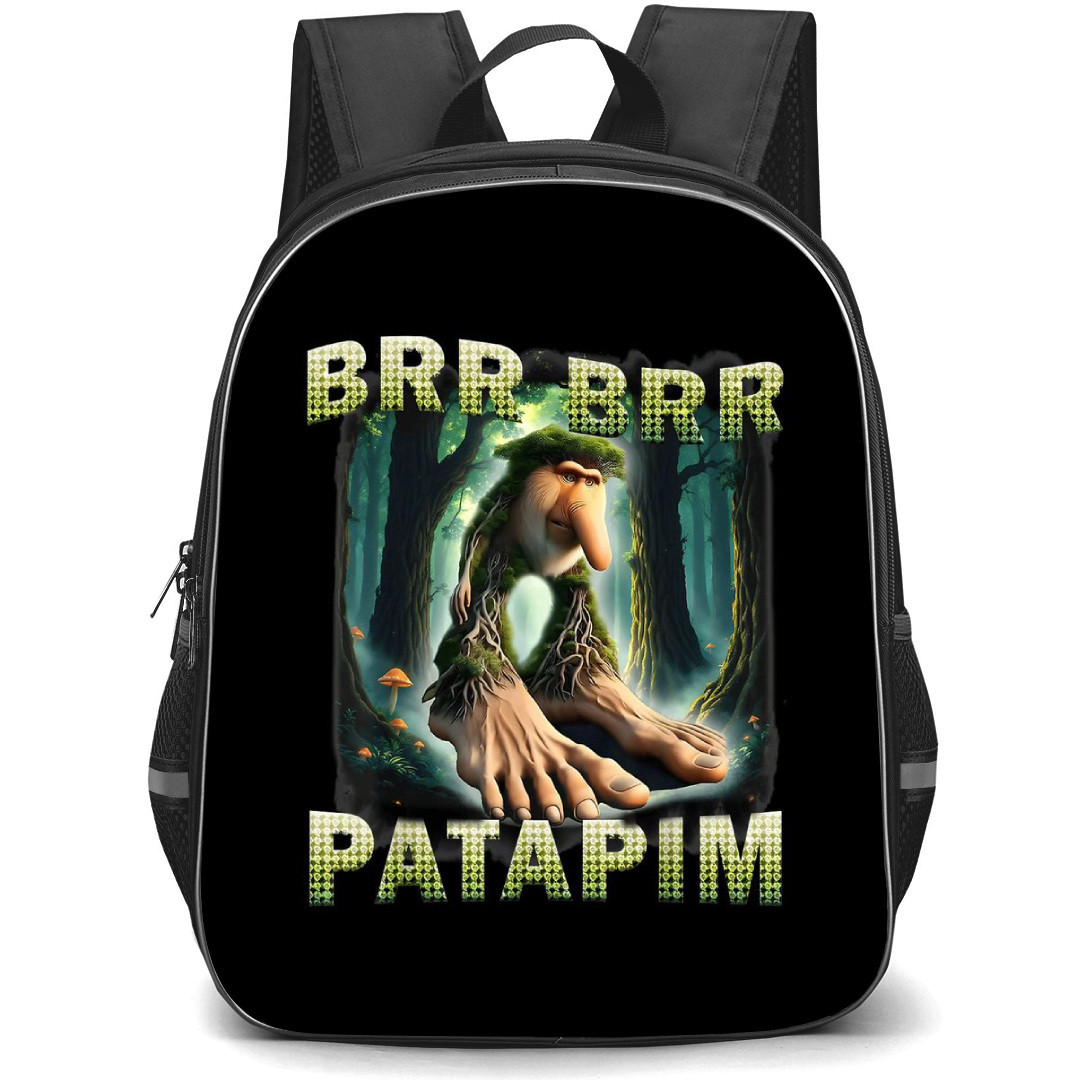 Italian Brainrot Brr Brr Patapim Backpack StudentPack - Brr Brr Patapim Standing In Forest Sticker