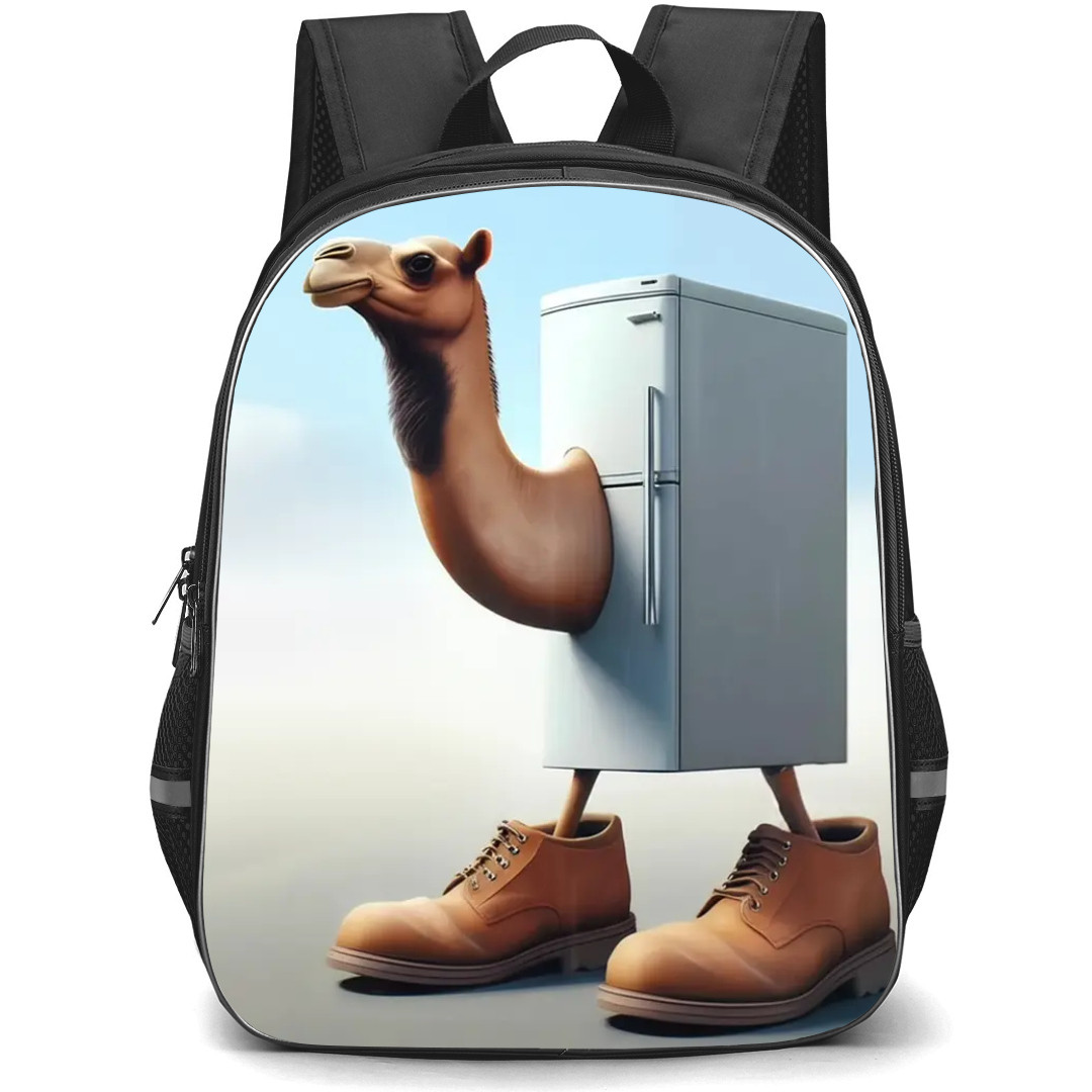 Italian Brainrot Frigo Camelo Backpack StudentPack - Frigo Camelo 3D Art Poster