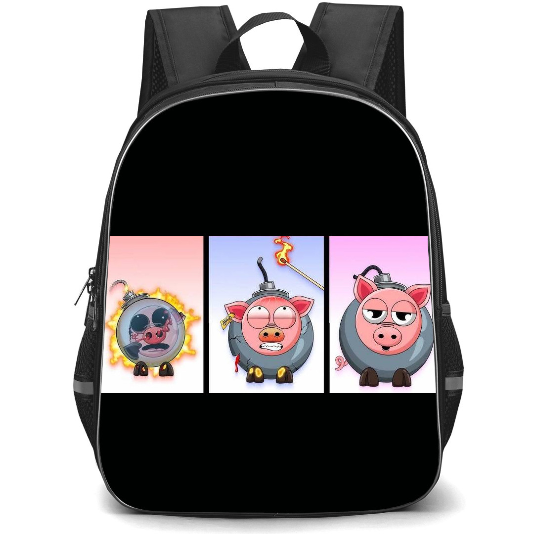 Italian Brainrot Svinino Bombondino Backpack StudentPack - Svinino Bombondino All Phases Sticker