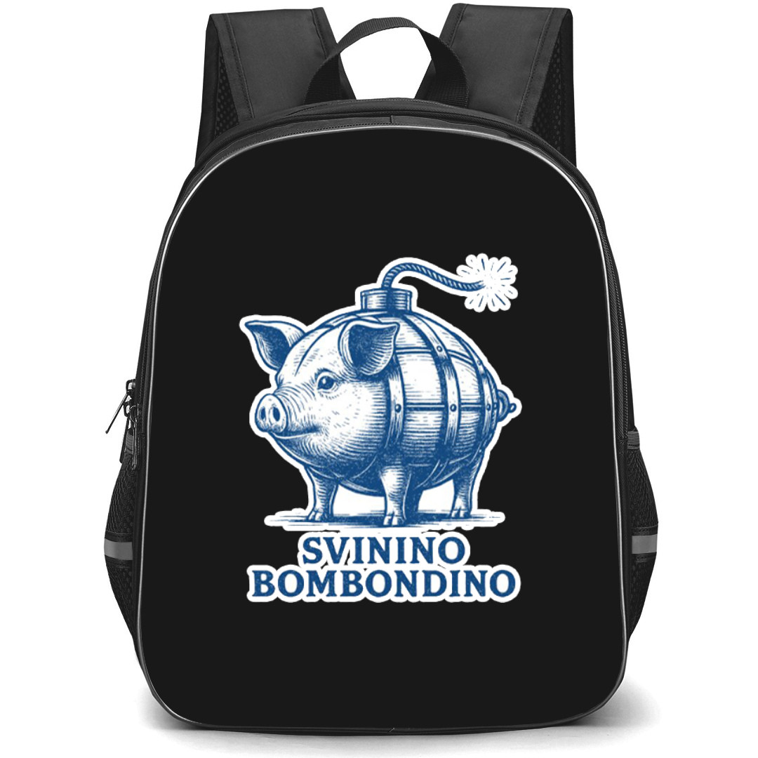 Italian Brainrot Svinino Bombondino Backpack StudentPack - Svinino Bombondino Retro Sticker