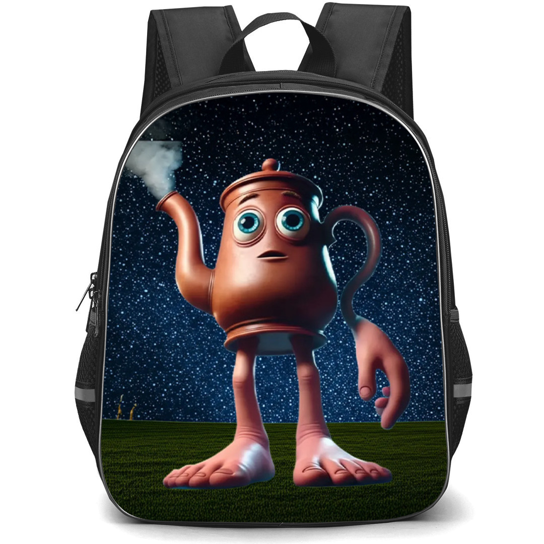 Italian Brainrot Ta Ta Ta Sahur Backpack StudentPack - Ta Ta Ta Sahur Standing On Starry Night Poster