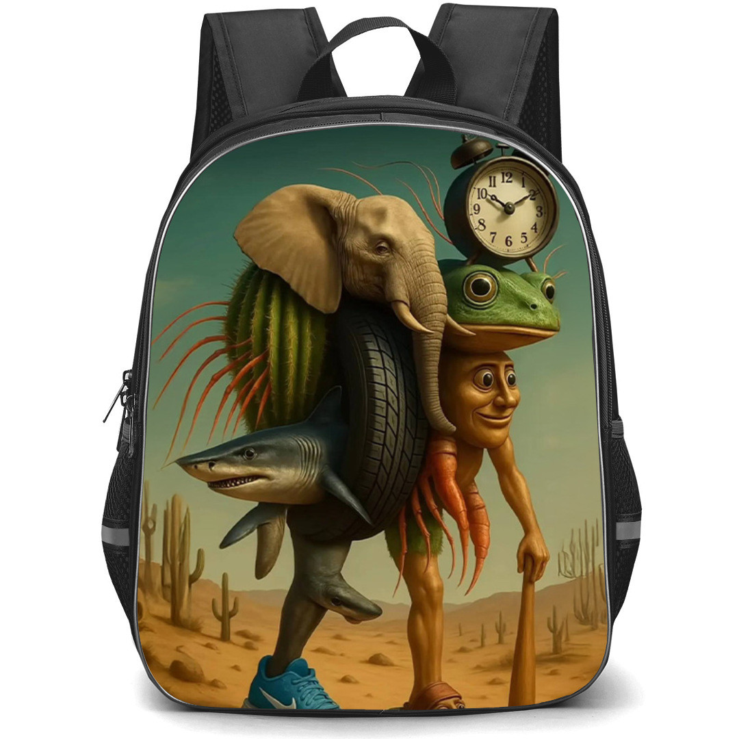 Italian Brainrot Trippa Troppa Tralala Backpack StudentPack - Trippa Troppa Tralala 3D Art Poster