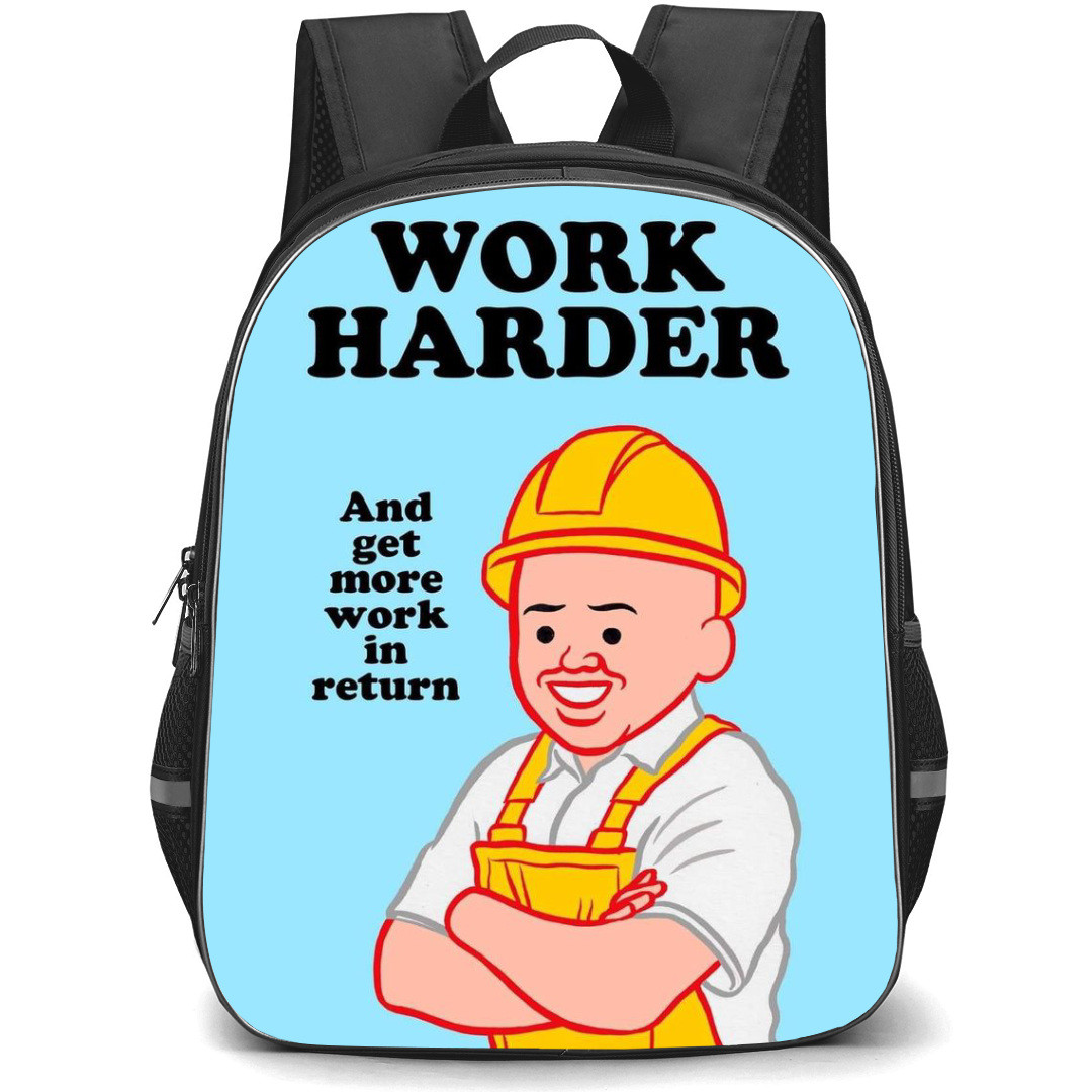 Joan Cornella Backpack StudentPack - WORK HARDER AND GET MORE WORK IN RETURN Pop Art