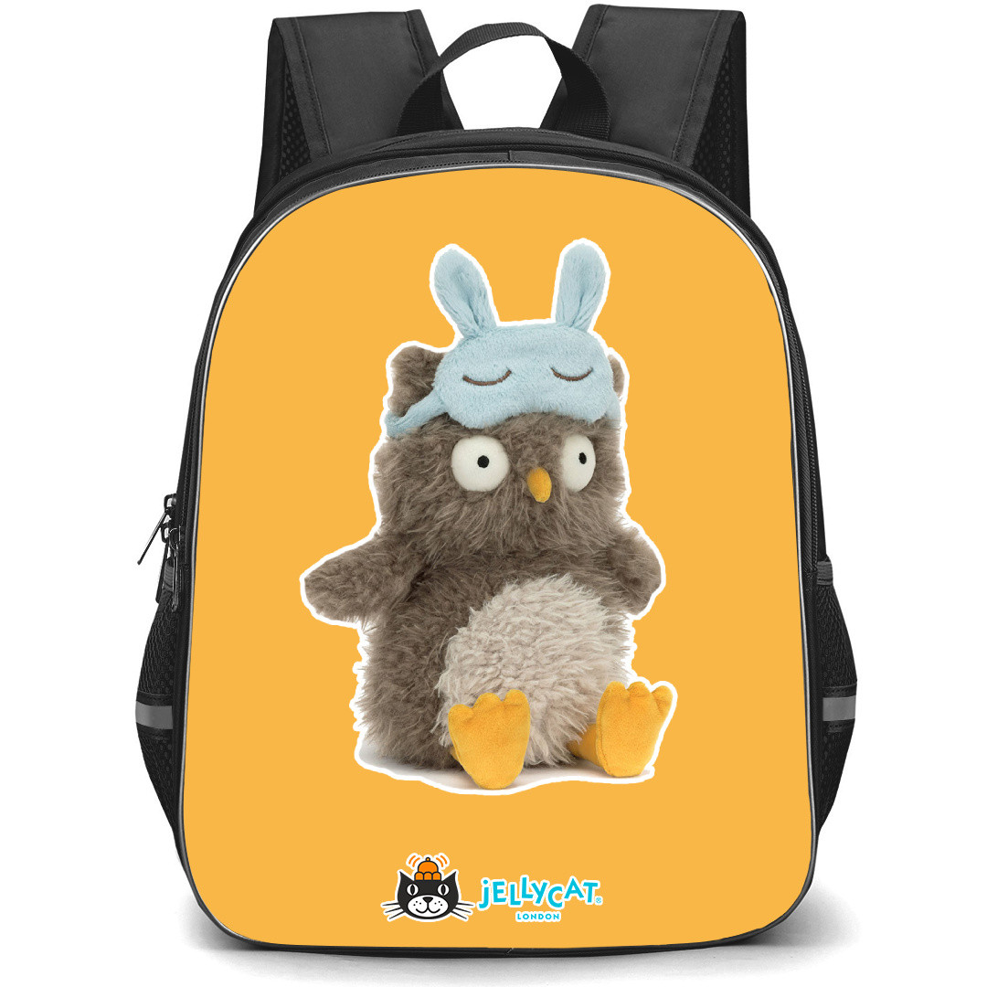 Jellycat Animals Backpack StudentPack - Audrey Hootsoftly Portrait