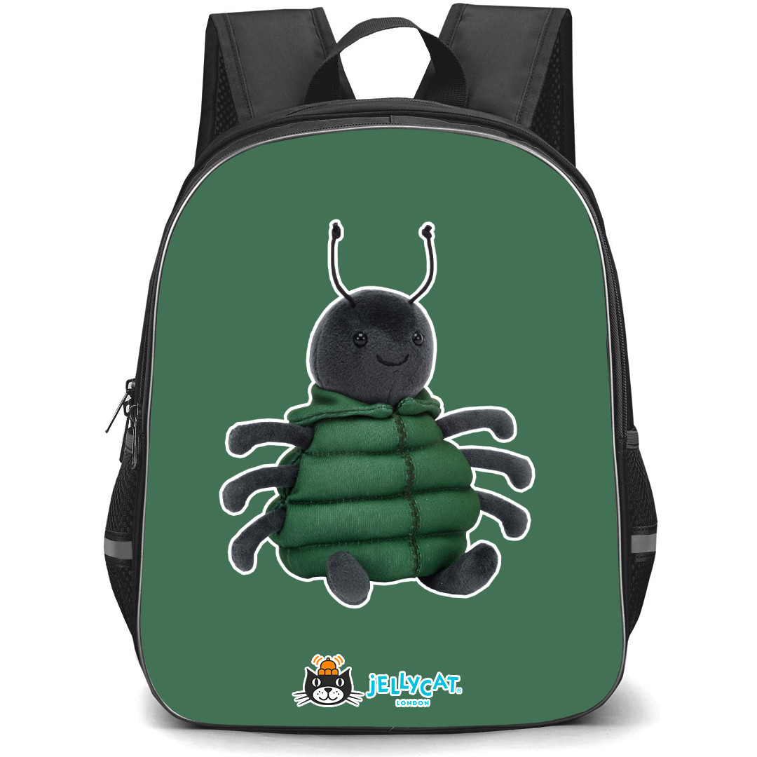 Jellycat Animals Backpack StudentPack - Black Spider Portrait