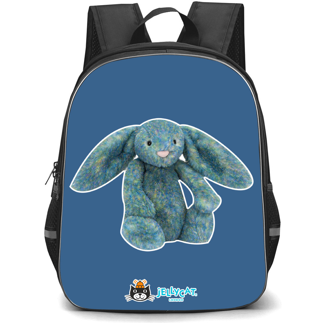 Jellycat Animals Backpack StudentPack - Luxe Bunny Azure Portrait