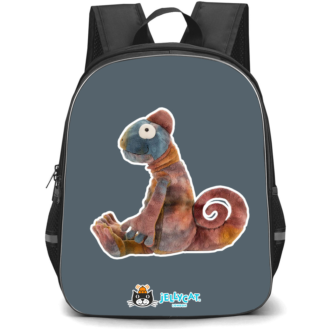 Jellycat Animals Backpack StudentPack - Colin Chameleon Portrait