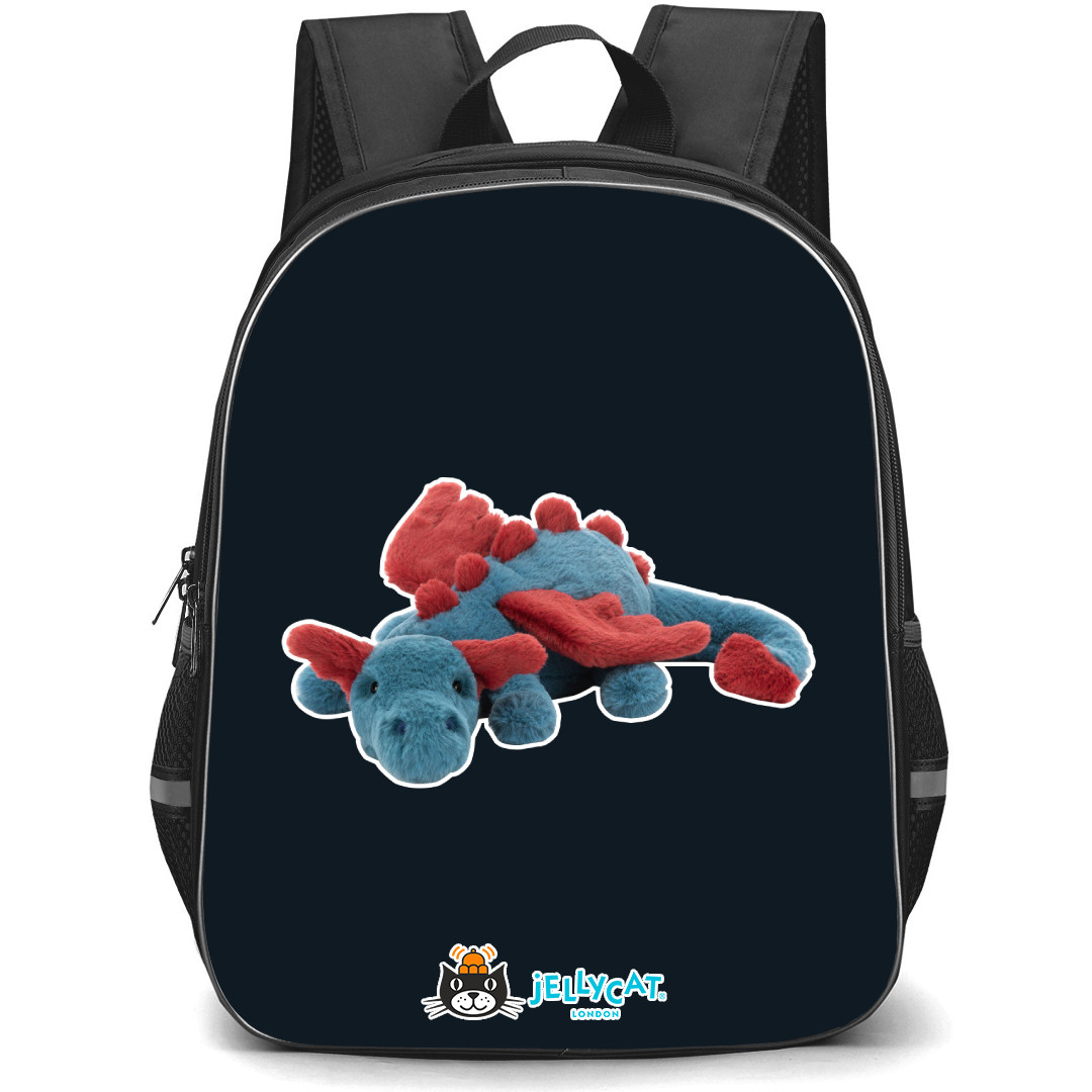 Jellycat Animals Backpack StudentPack - Dexter Dragon Portrait