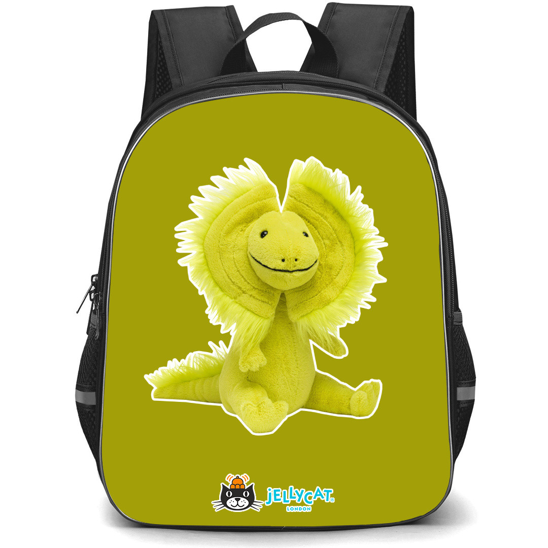 Jellycat Animals Backpack StudentPack - Davey Dilophosaurus Portrait