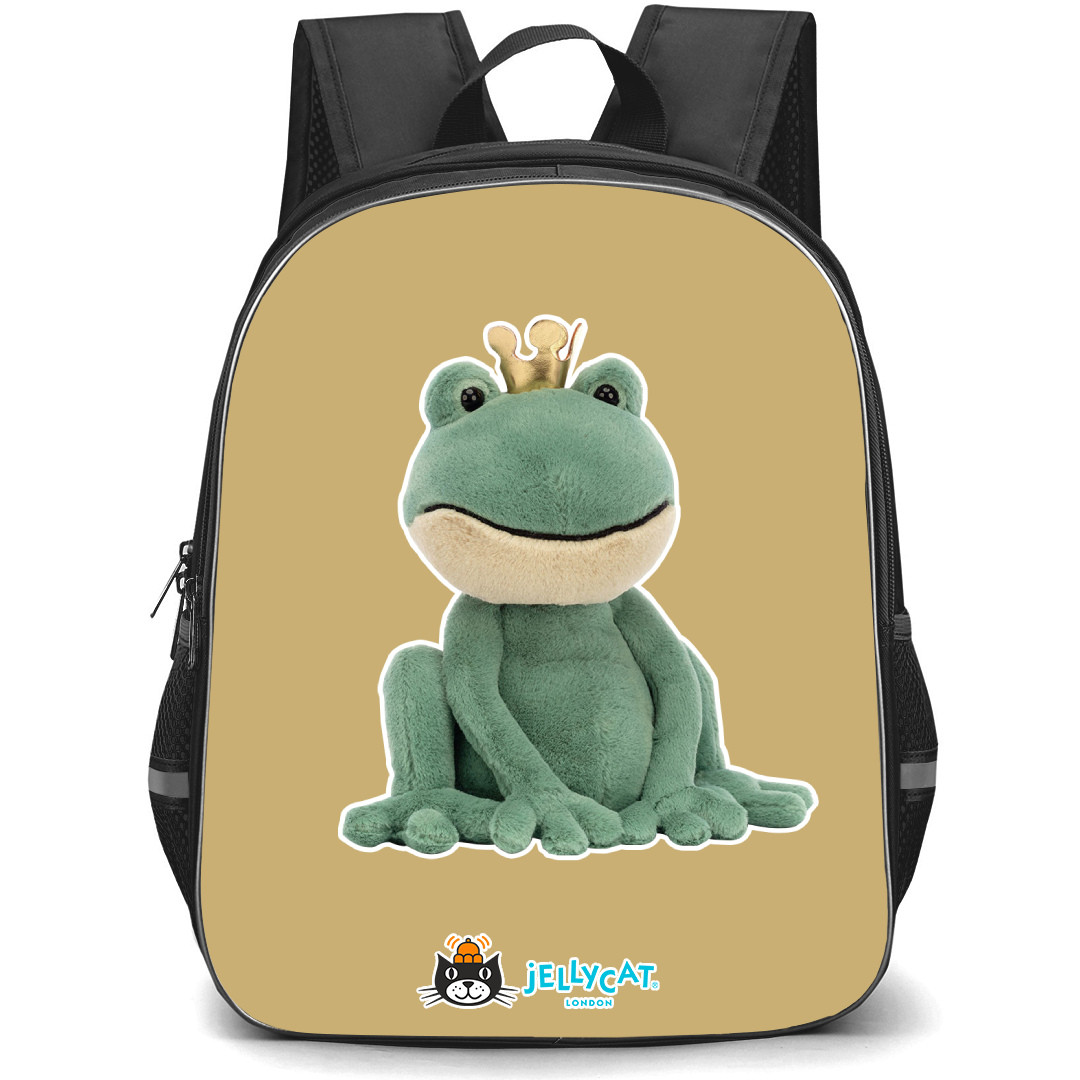 Jellycat Animals Backpack StudentPack - Fabian Frog Prince Portrait