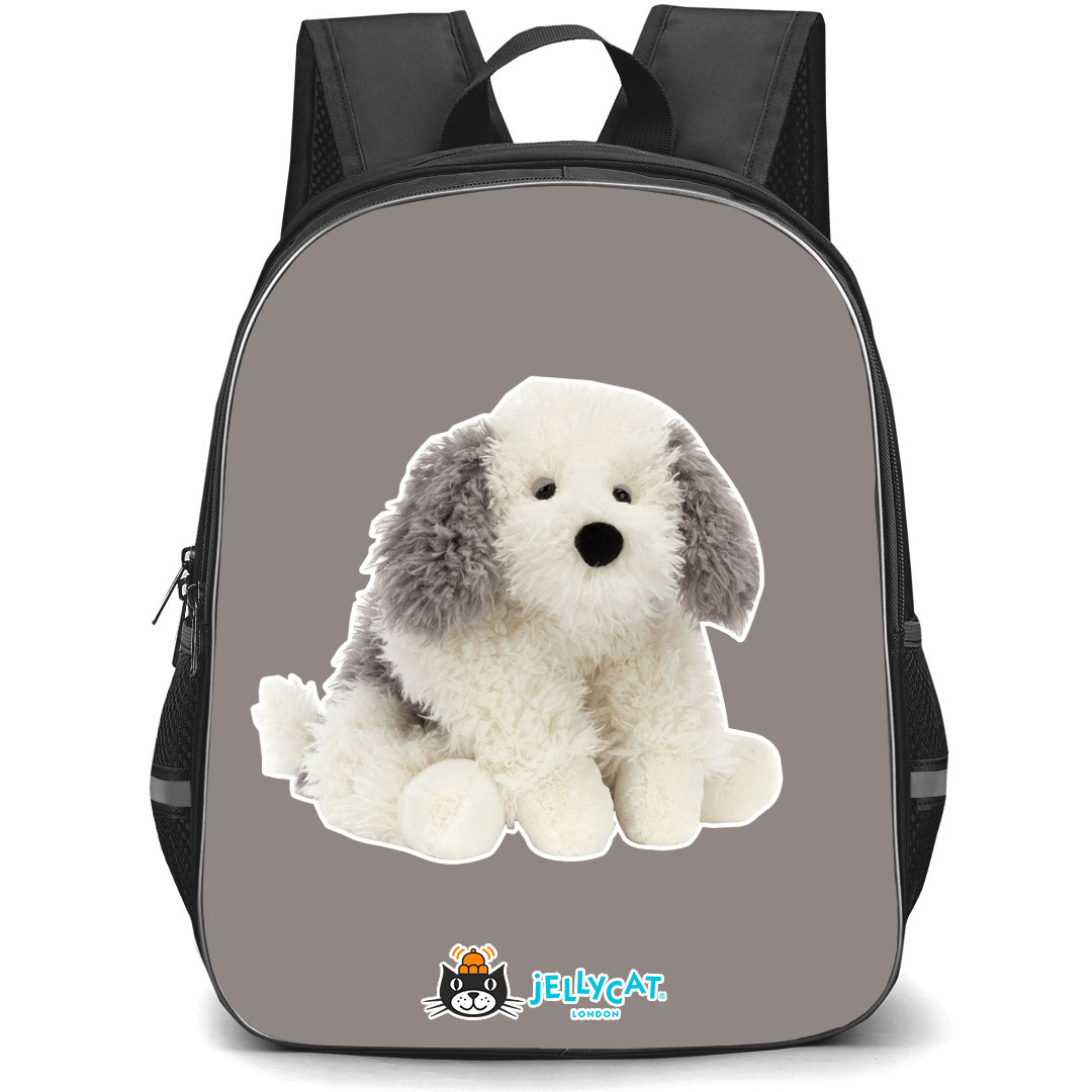Jellycat Animals Backpack StudentPack - Floofie Sheepdog Portrait