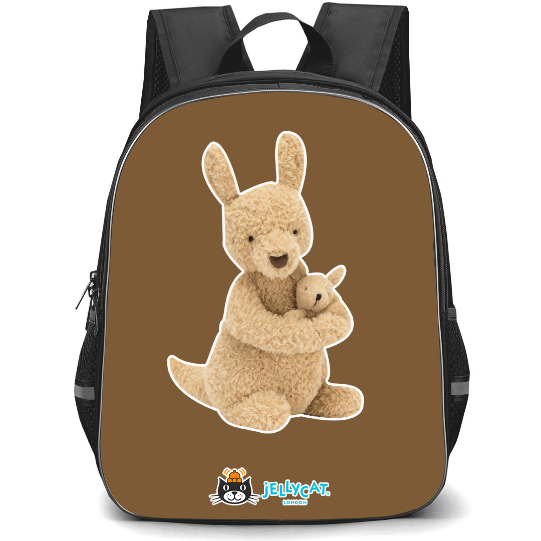 Jellycat Animals Backpack StudentPack - Huddles Kangaroo Portrait