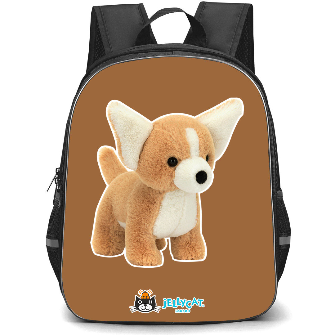 Jellycat Animals Backpack StudentPack - Isobel Chihuahua Portrait