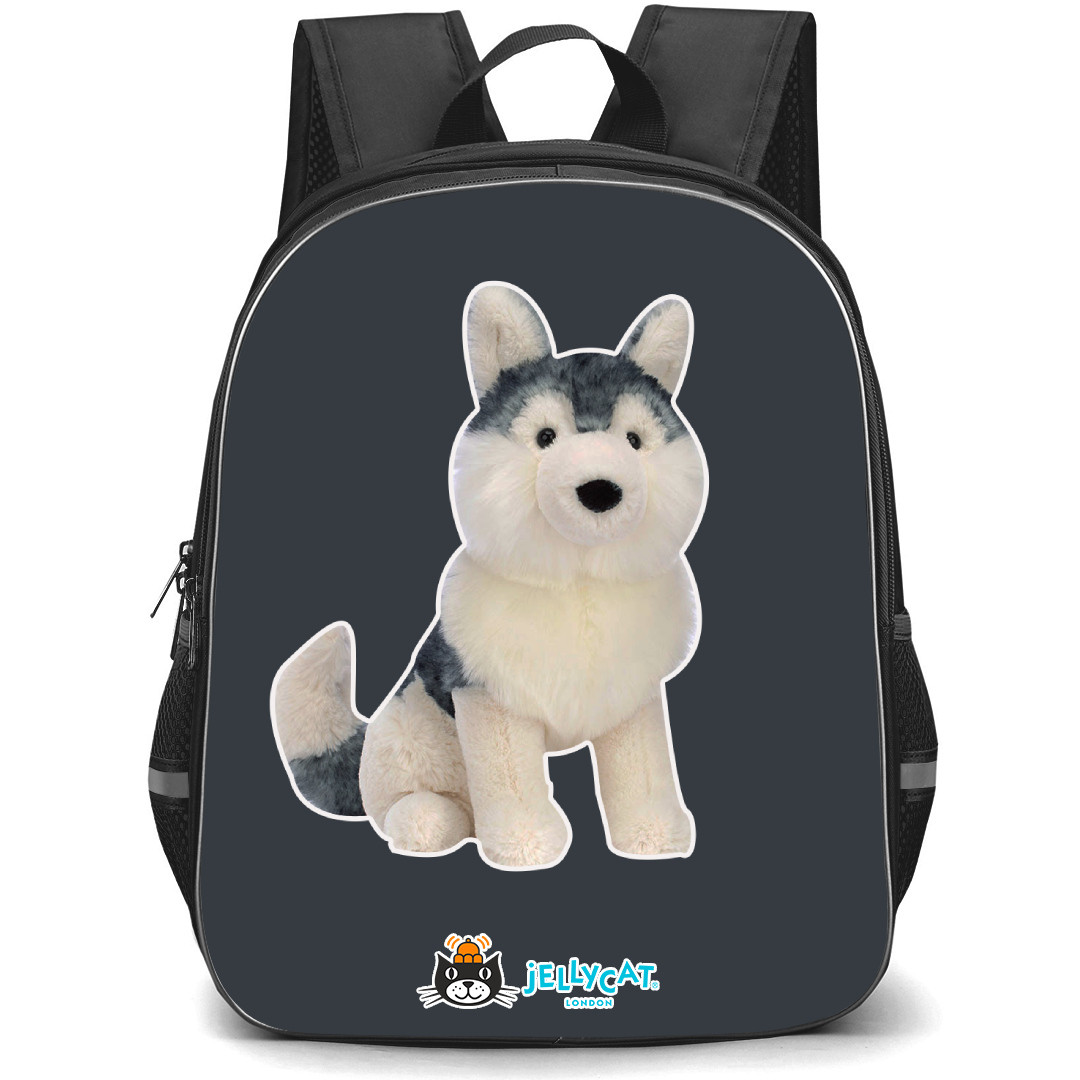Jellycat Animals Backpack StudentPack - Jackson Husky Portrait