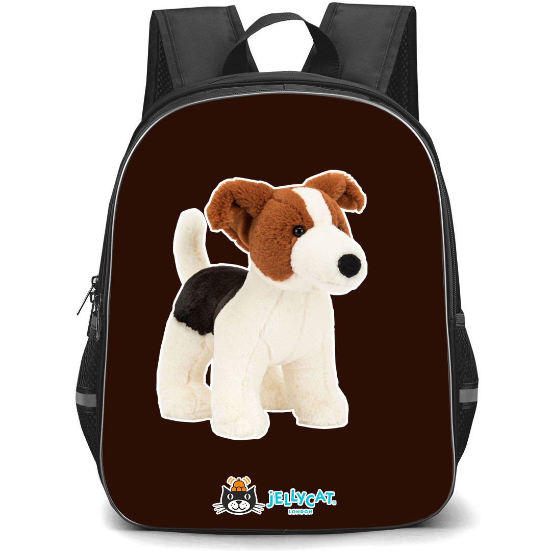 Jellycat Animals Backpack StudentPack - Albert Jack Russell Portrait