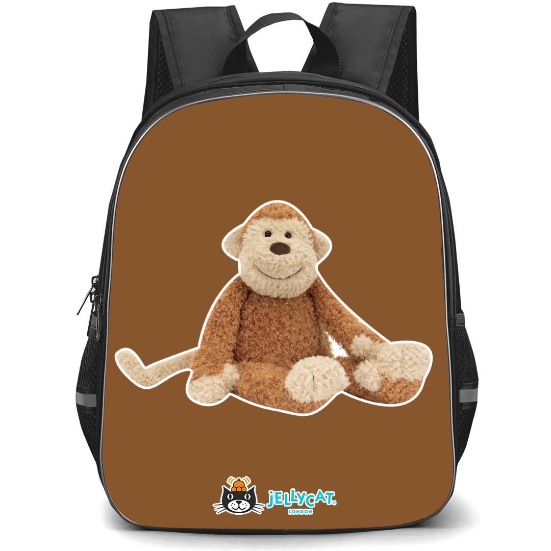 Jellycat Animals Backpack StudentPack - Junglie Monkey Portrait