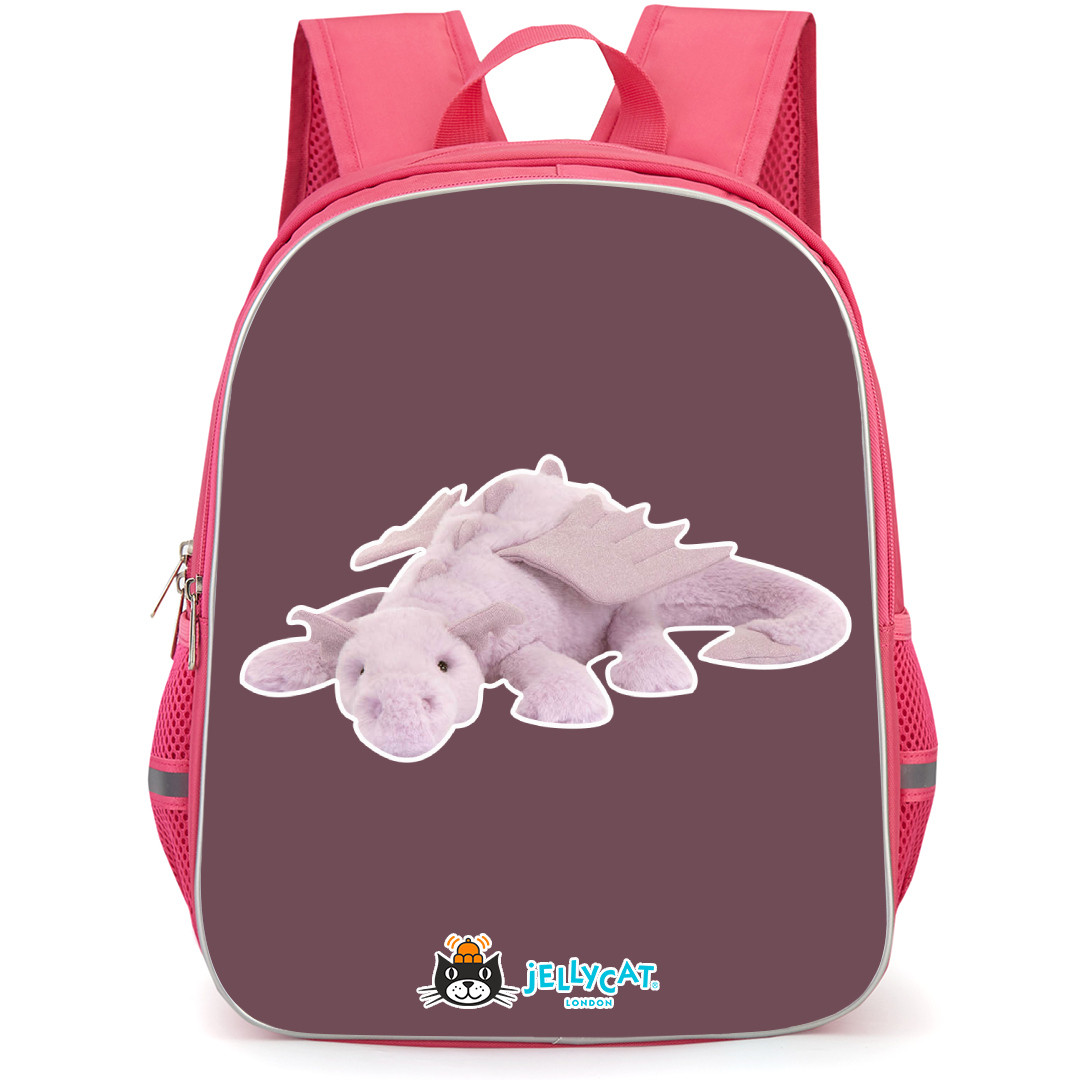 Jellycat Animals Backpack StudentPack - Lavender Dragon Portrait