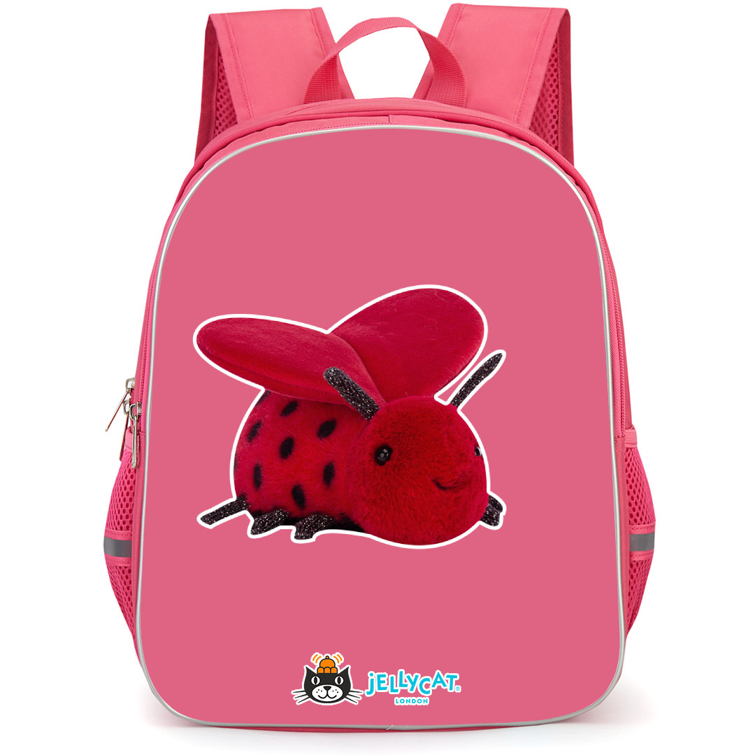 Jellycat Animals Backpack StudentPack - Loulou Love Bug Portrait