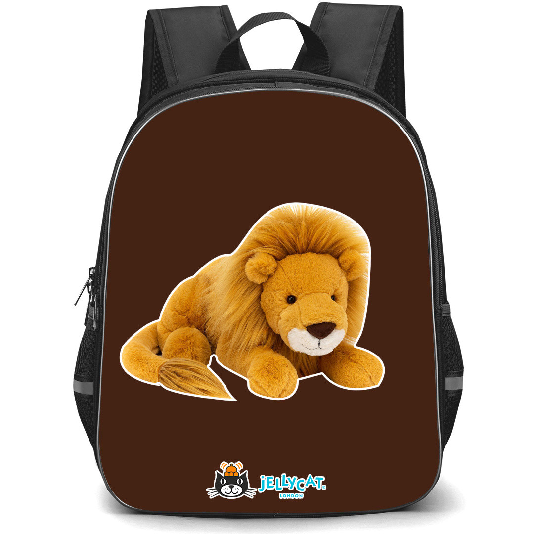 Jellycat Animals Backpack StudentPack - Louie Lion Portrait