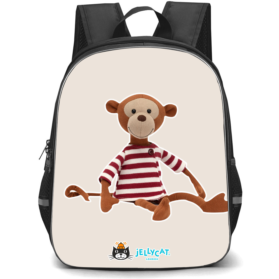 Jellycat Animals Backpack StudentPack - Madison Monkey Portrait