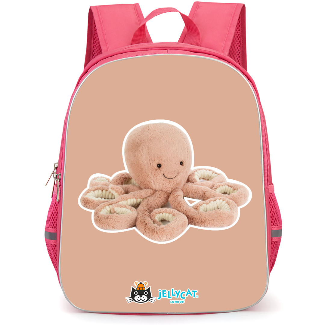 Jellycat Animals Backpack StudentPack - Odell Octopus Portrait