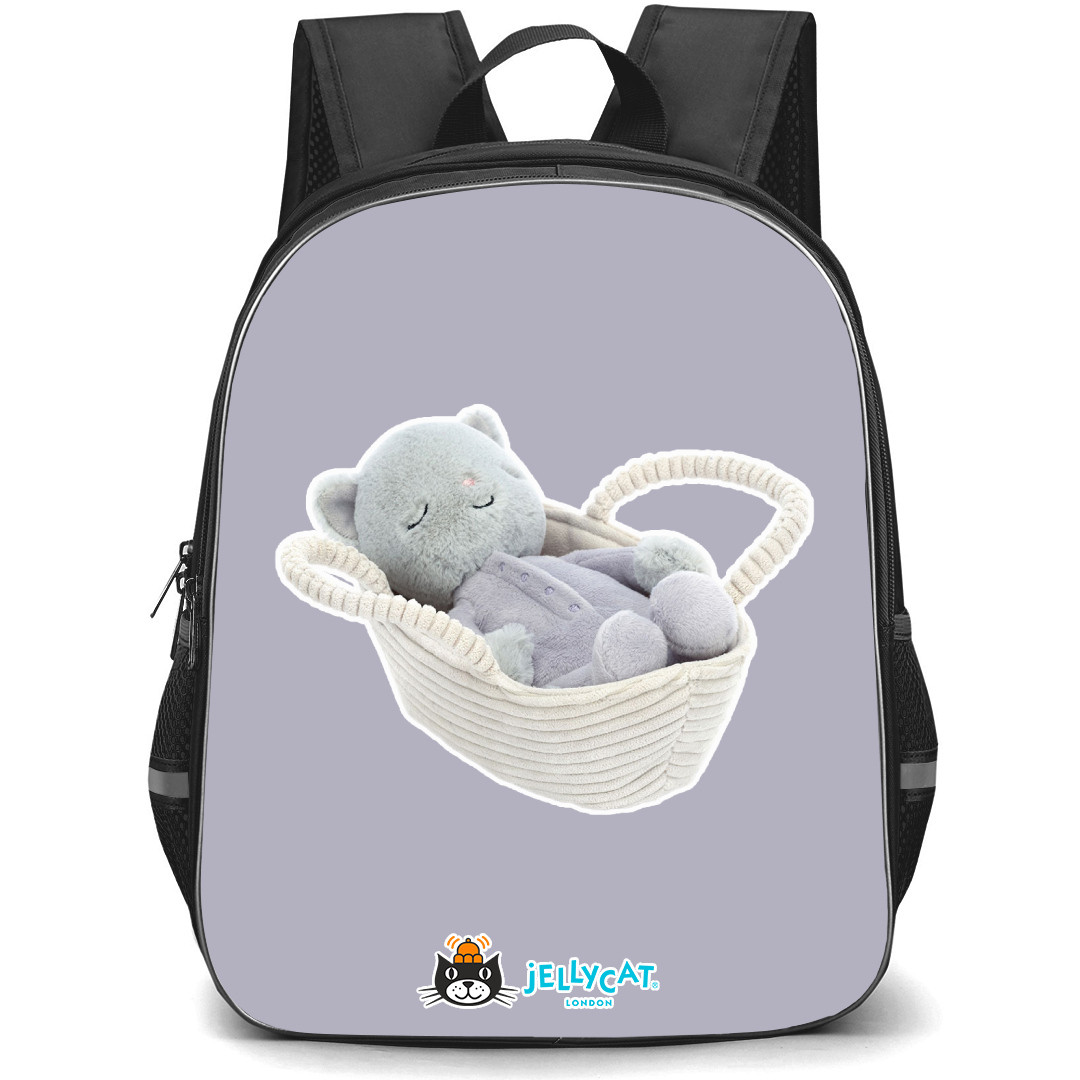 Jellycat Animals Backpack StudentPack - Rock-A-Bye Kitten Portrait