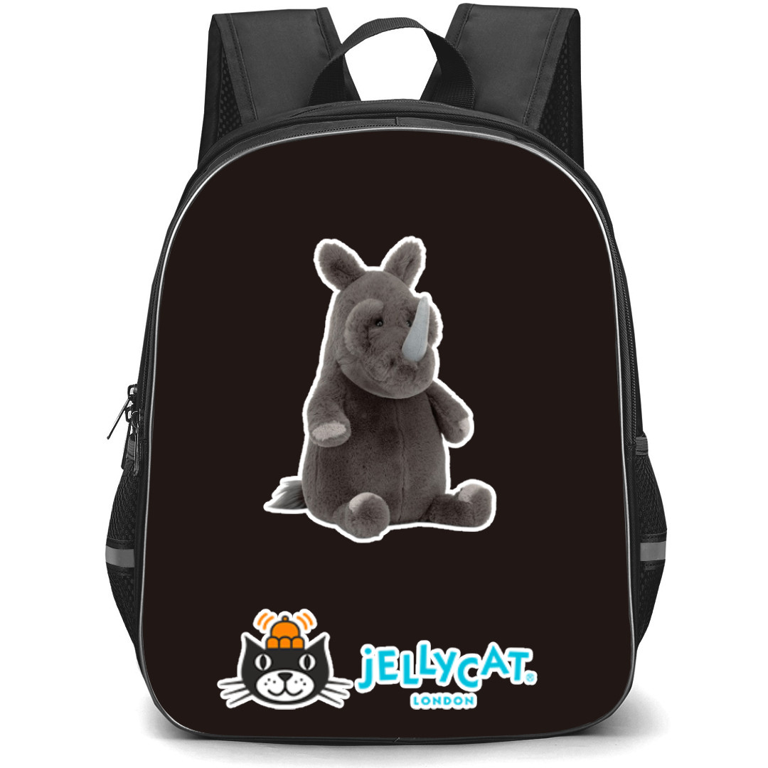 Jellycat Animals Backpack StudentPack - Roderick Rhinoceros Portrait