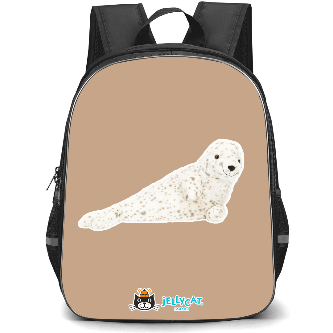 Jellycat Animals Backpack StudentPack - Sigmund Seal Portrait