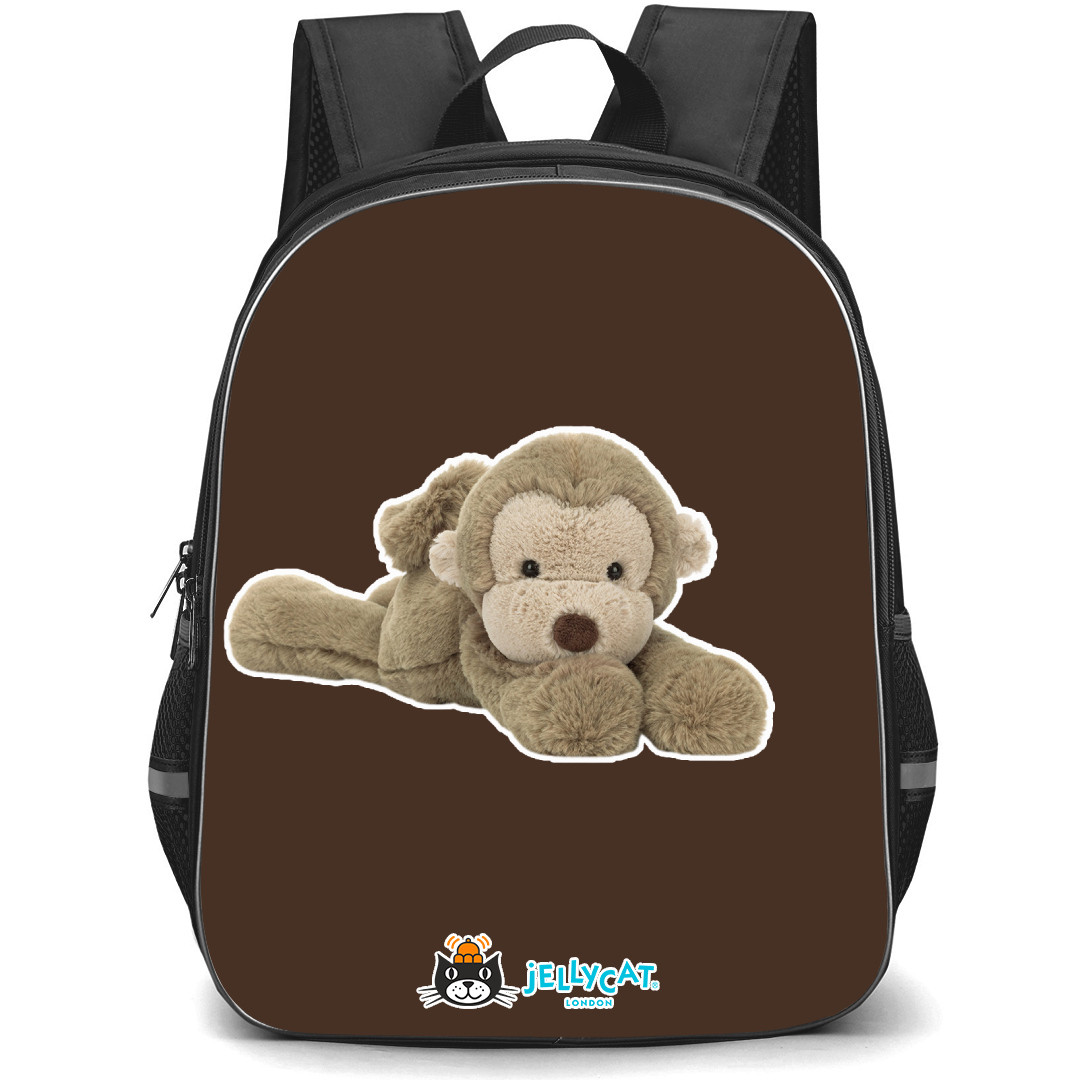 Jellycat Animals Backpack StudentPack - Smudge Monkey Portrait
