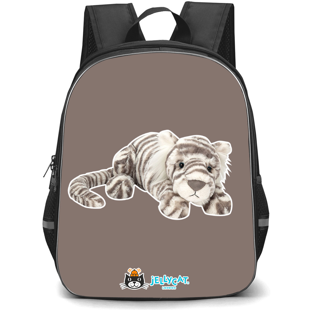 Jellycat Animals Backpack StudentPack - Snow Tiger Portrait