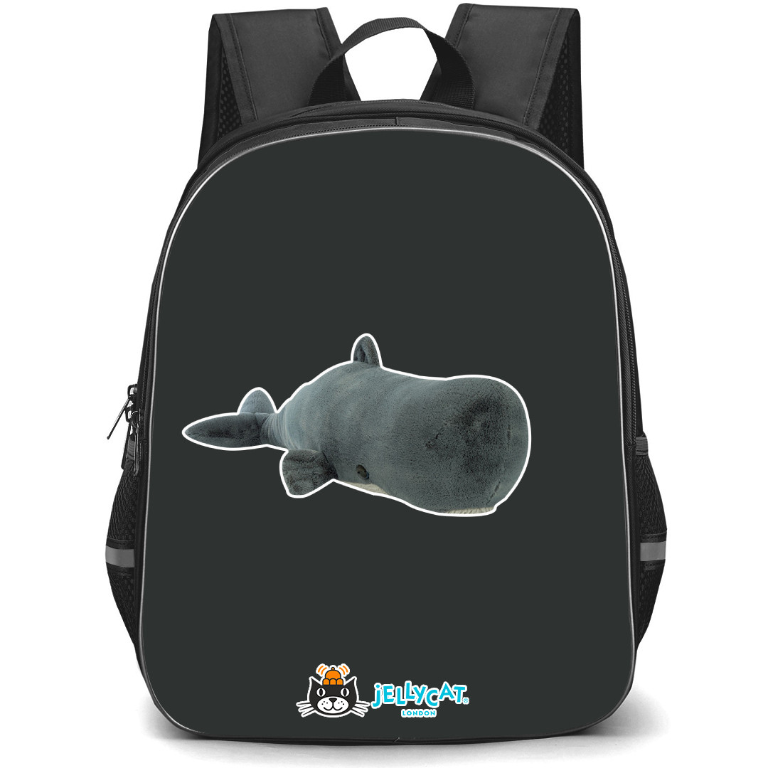 Jellycat Animals Backpack StudentPack - the Sperm Whale Portrait