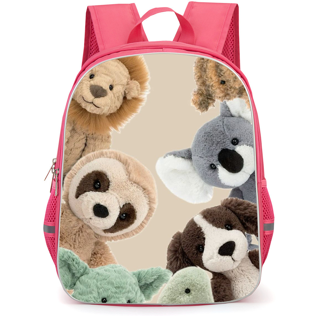 Jellycat Backpack StudentPack - Animals Collage