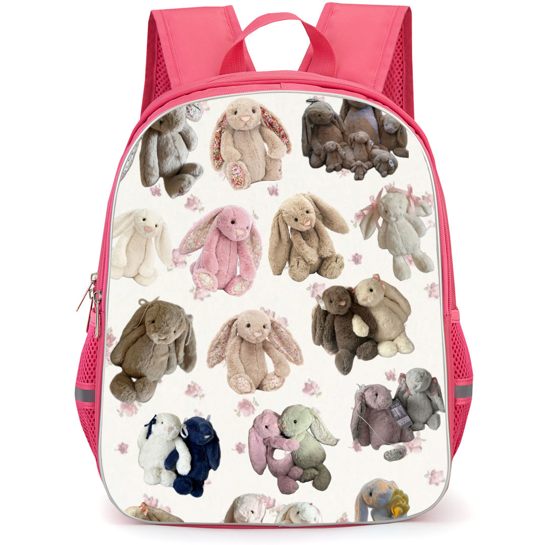Jellycat Backpack StudentPack - Bunny Pairs Collage