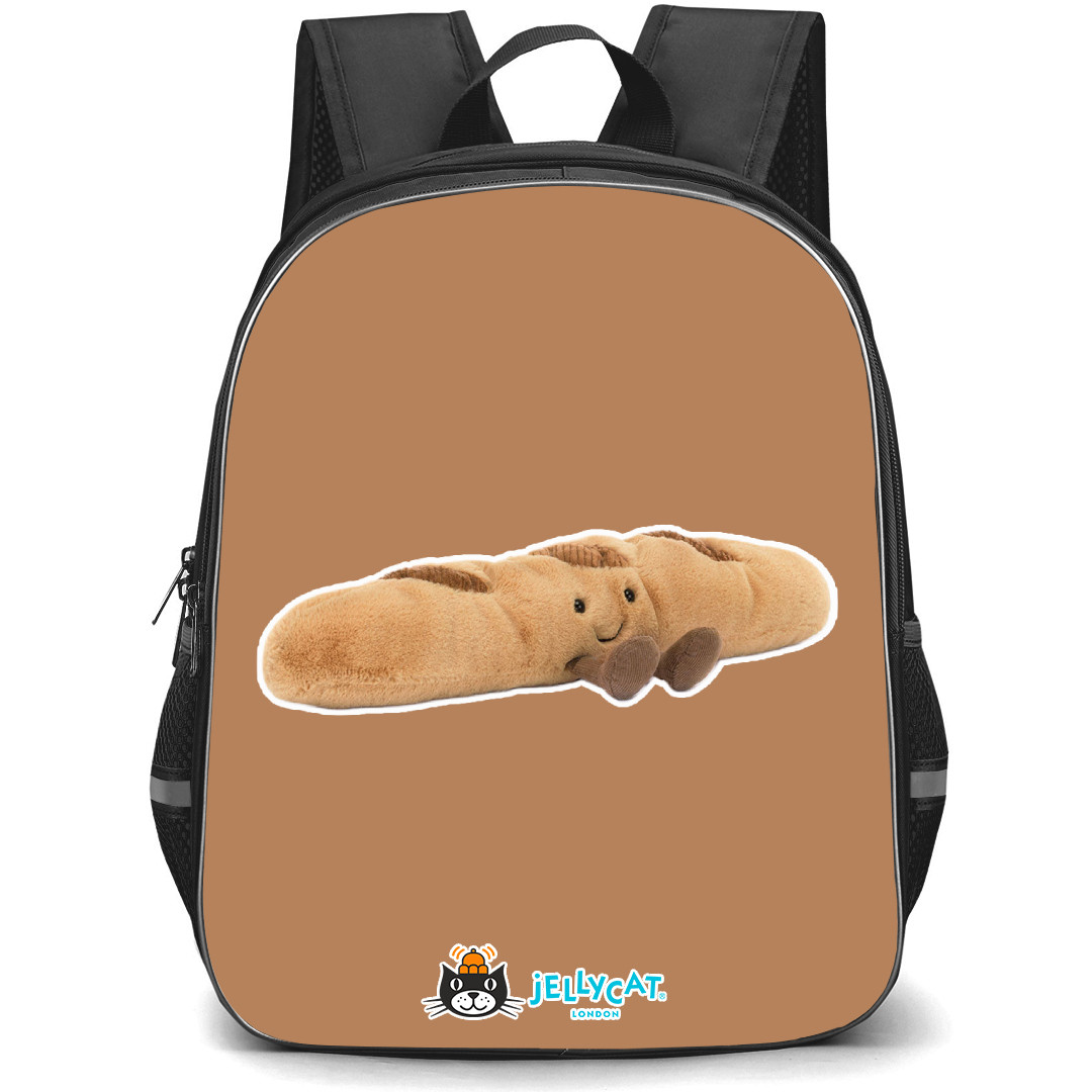 Jellycat Food and Drinks Backpack StudentPack - Baguette Portrait