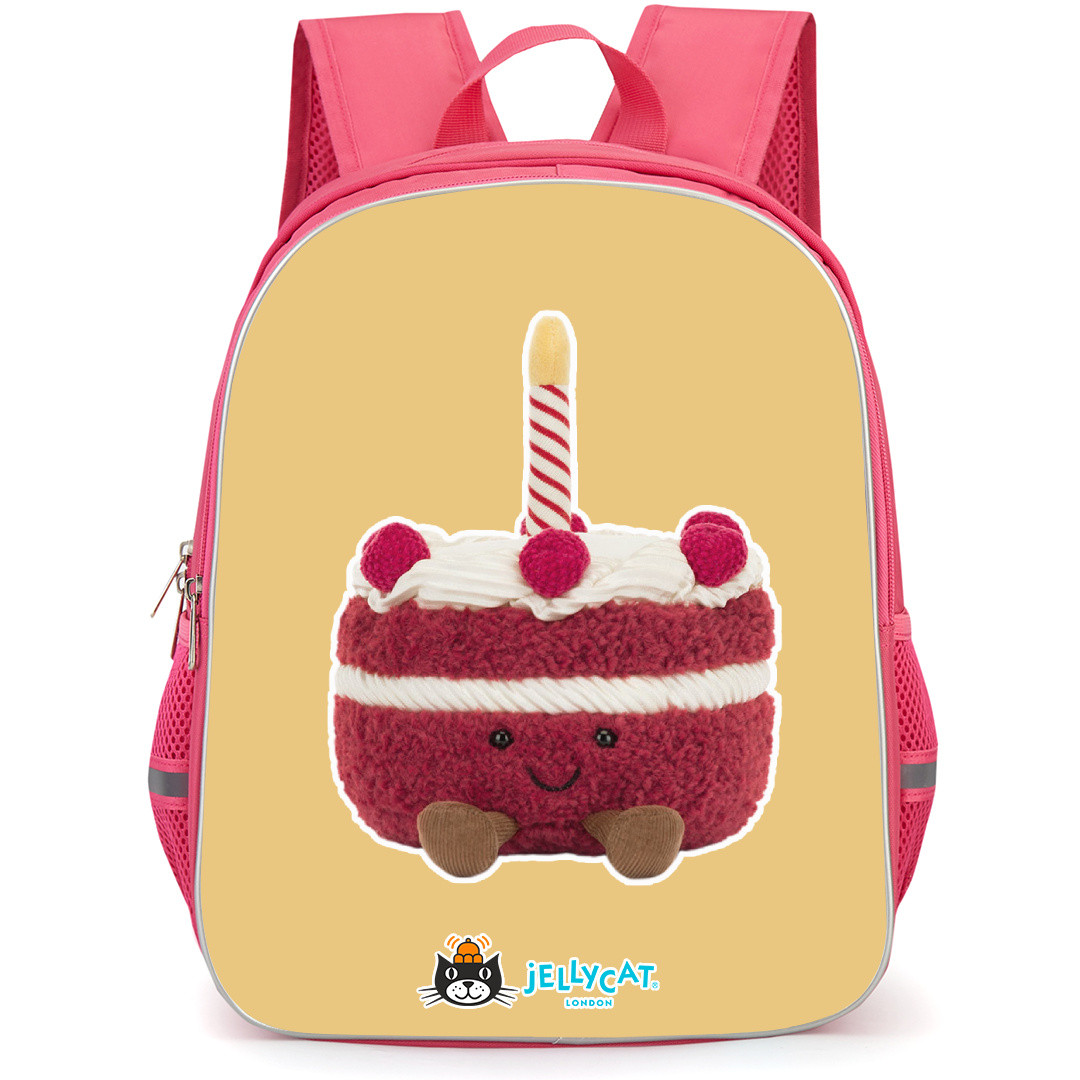 Jellycat Food and Drinks Backpack StudentPack - Cheri Cake Portrait