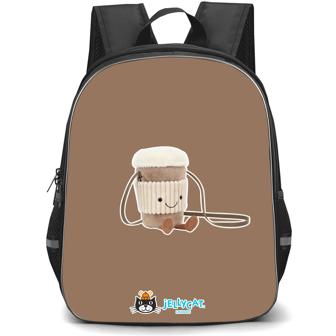 Jellycat Food and Drinks Backpack StudentPack - Coffee-To-Go Bag Portrait