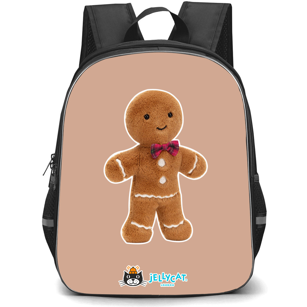Jellycat Food and Drinks Backpack StudentPack - Gingerbread Fred Portrait
