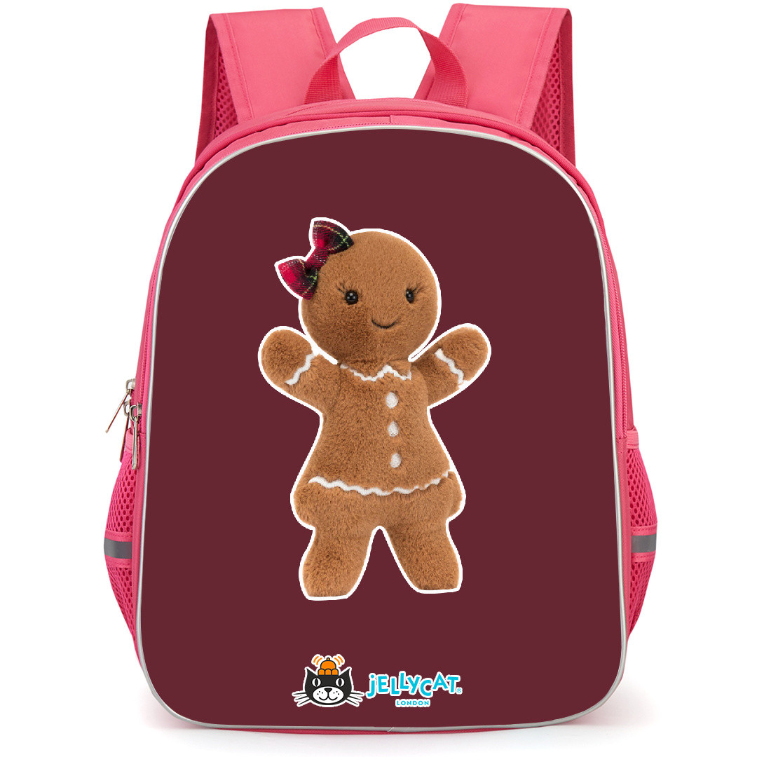 Jellycat Food and Drinks Backpack StudentPack - Gingerbread Ruby Portrait