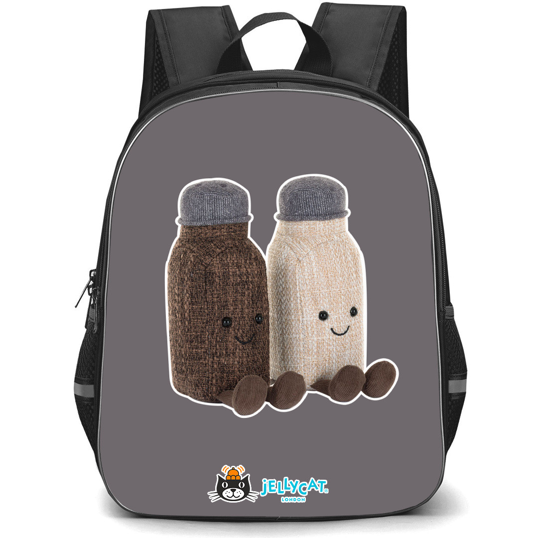 Jellycat Food and Drinks Backpack StudentPack - Rocksy Salt & Miller Pepper Portrait