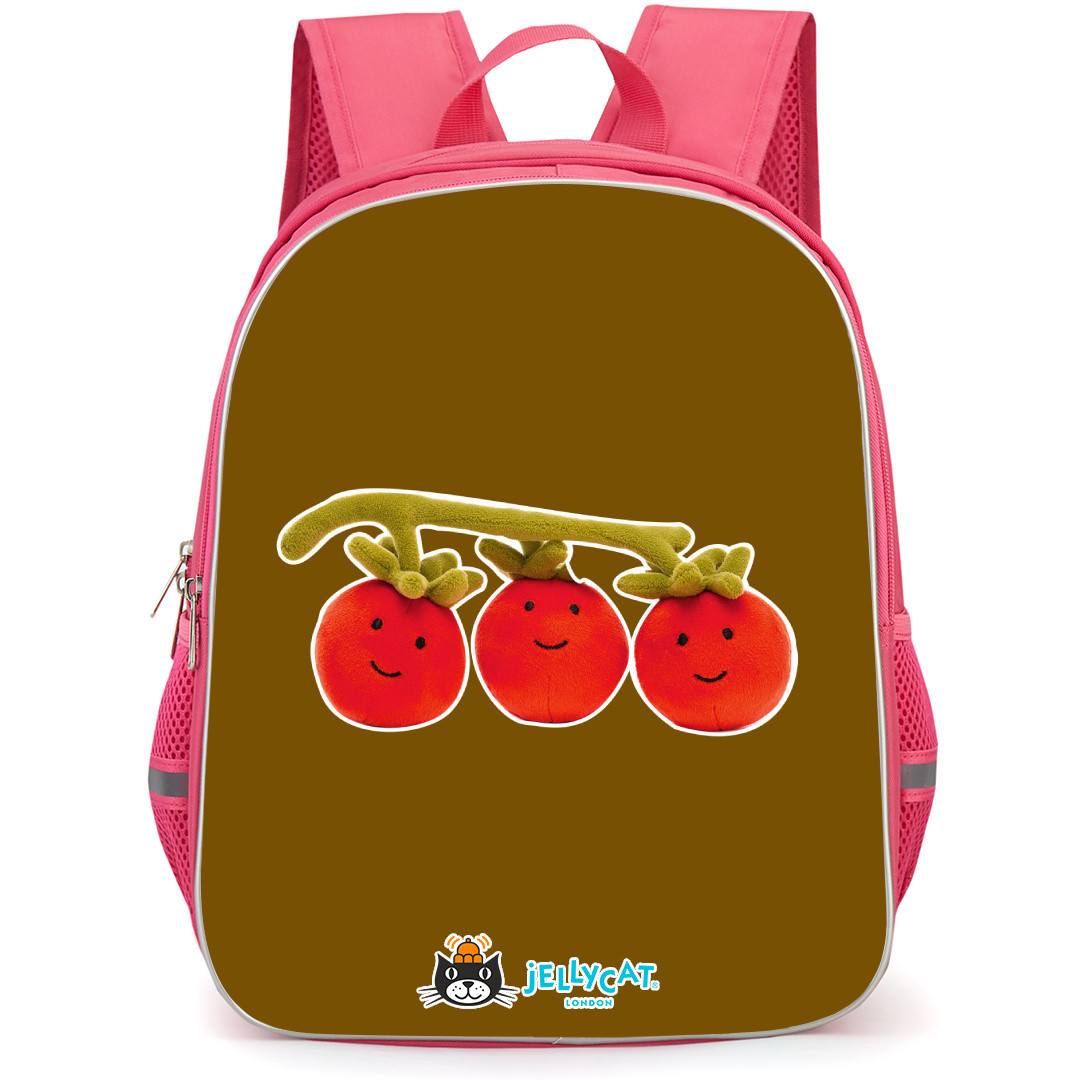 Jellycat Food and Drinks Backpack StudentPack - Tomato Portrait
