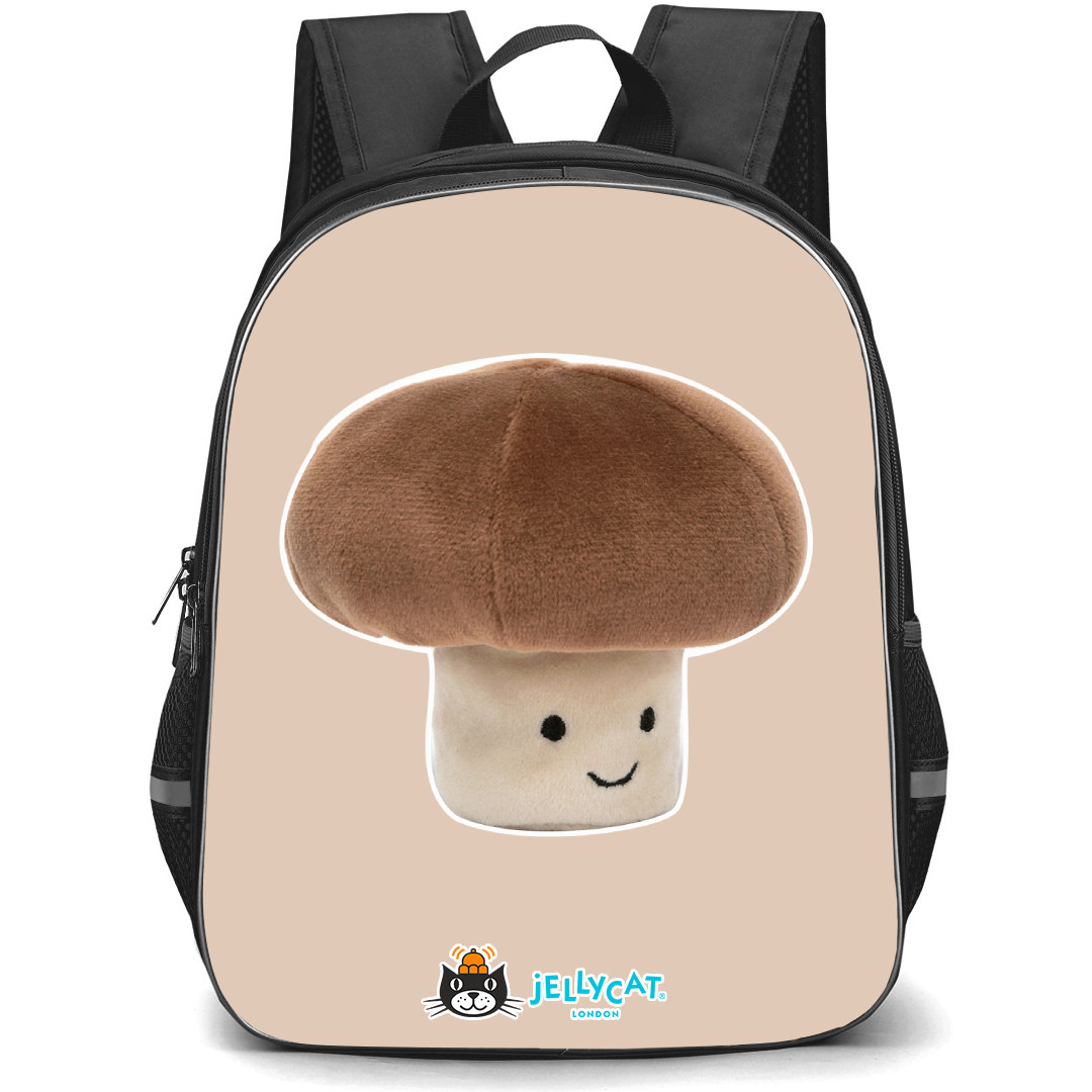 Jellycat Food and Drinks Backpack StudentPack - Vegetable Mushroom Portrait