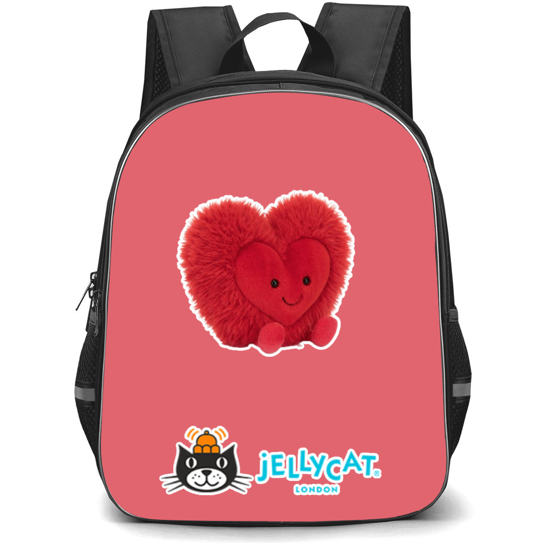 Jellycat Objects Backpack StudentPack - Beatie Heart Portrait